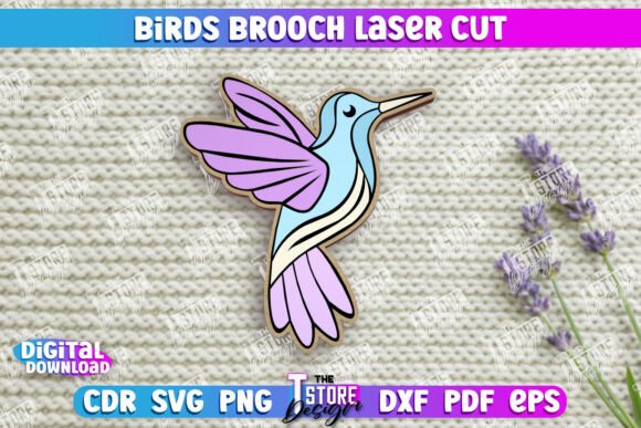 Download Birds Brooch | Hummingbird Shape Brooch - Hummingbird Collection