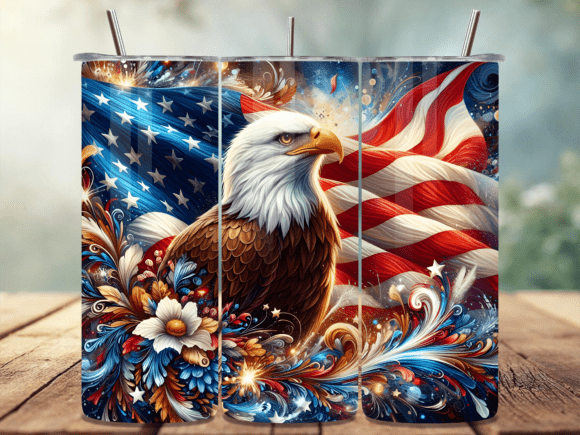 Download American Bald Eagle Tumbler Wrap PNG - Eagle tumbler Collection