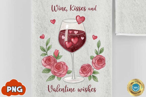 Download Valentine Kitchen Towel PNG Sublimation - Premium Resources