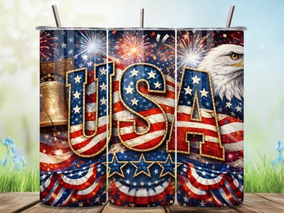 Download USA Patriotic Eagle Liberty Bell Tumbler - Liberty bell tumbler Collection
